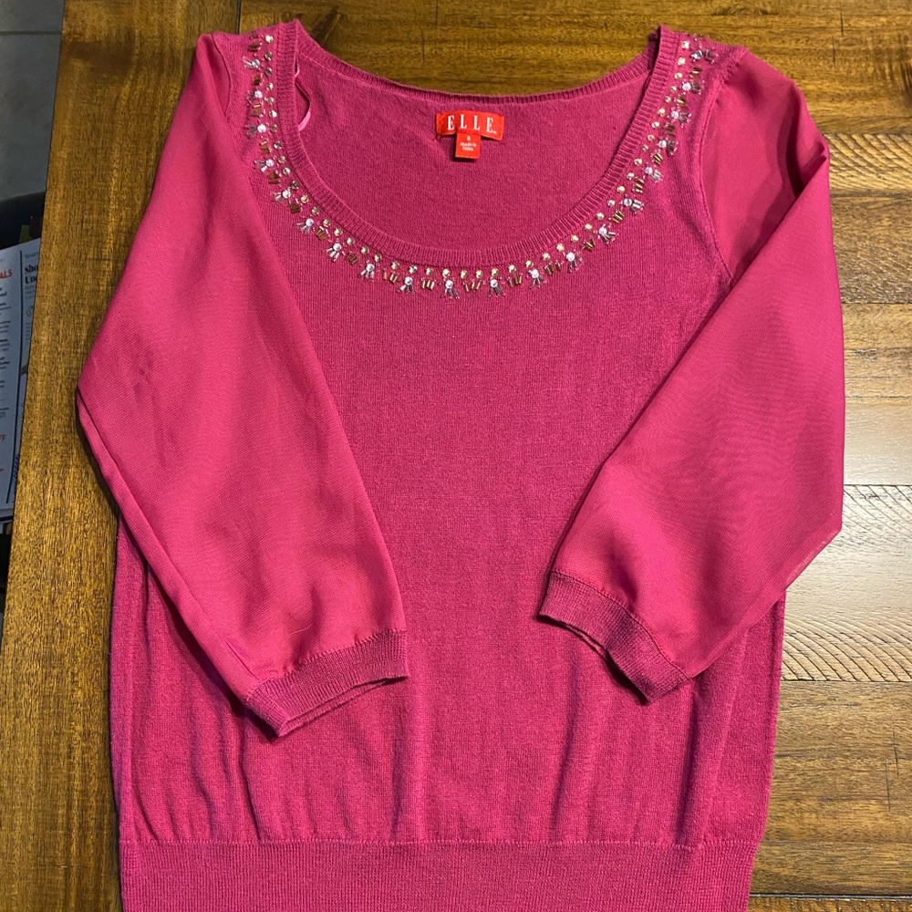 Elle 3/4 sleeve sweater